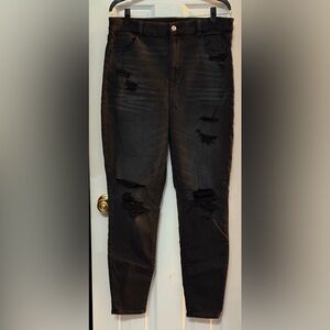 American Eagle Black Jeans Sz 16